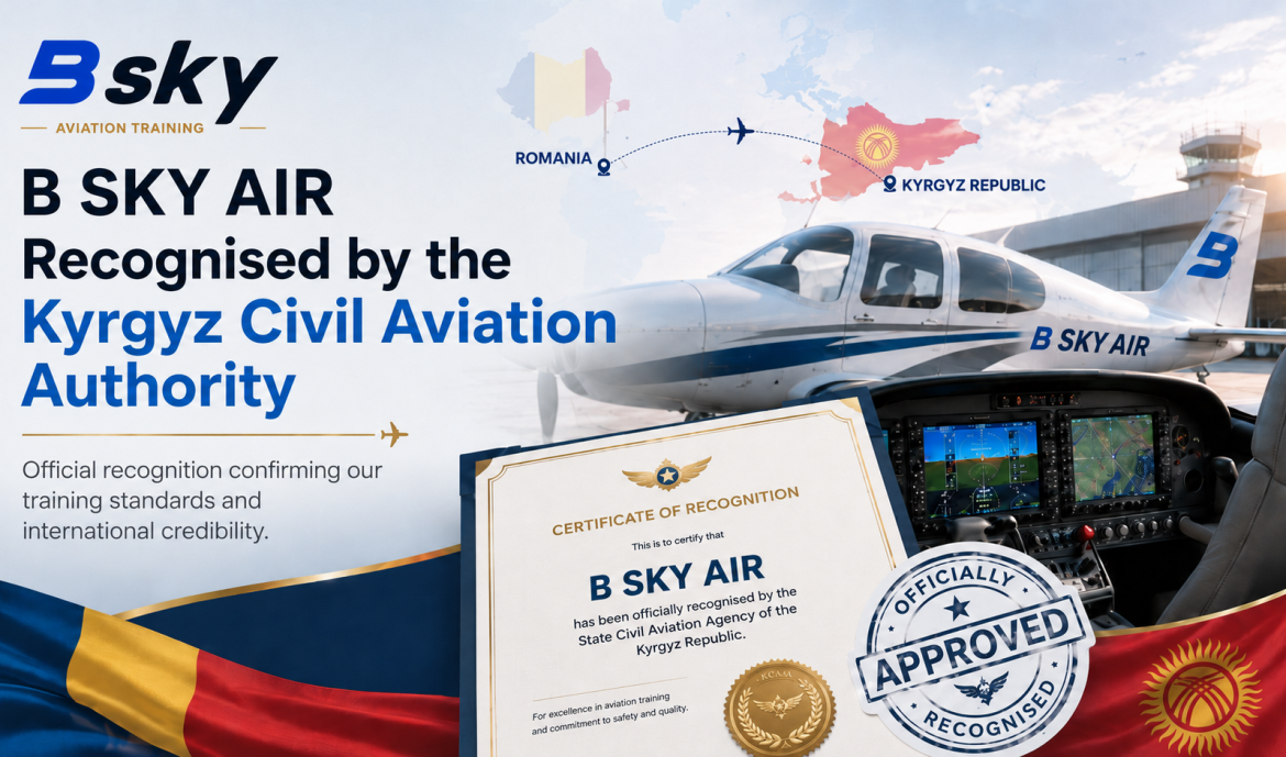 B SKY AIR Officially Recognised by the Kyrgyz Civil Aviation Authority